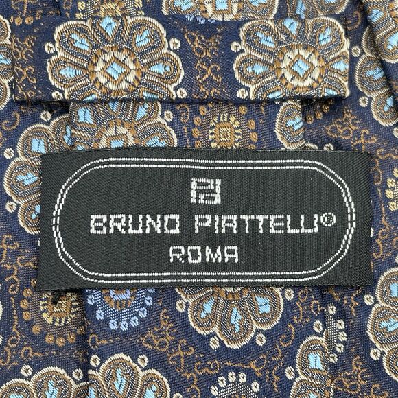 Bruno Piatelli / Neil Bottle / Daniel Silk Neckties Lot of 3 Abstract Iridescent - Picture 4 of 16